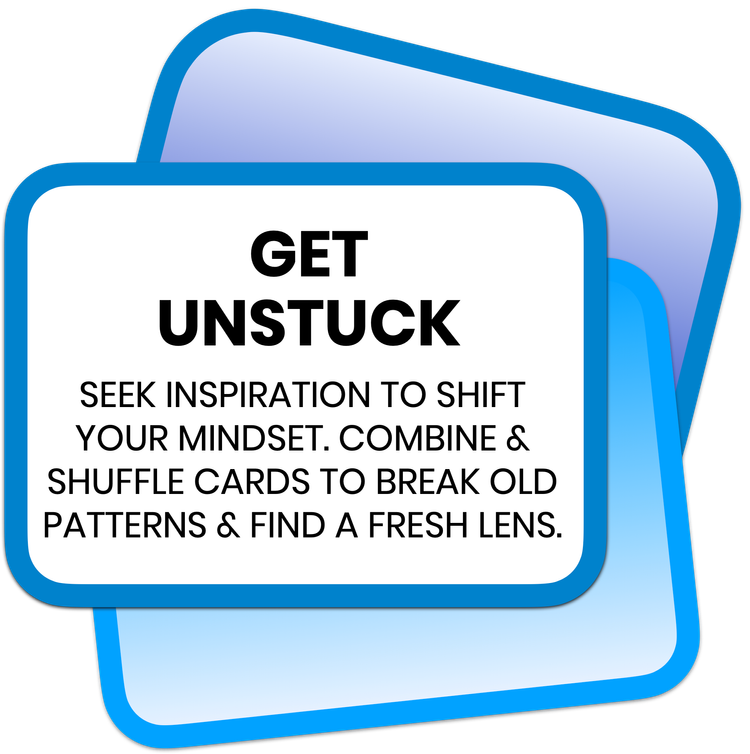 Get Unstuck from Thoughts & Feelings with Card Decks