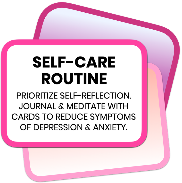 Card Deck As a Self-Care Routine