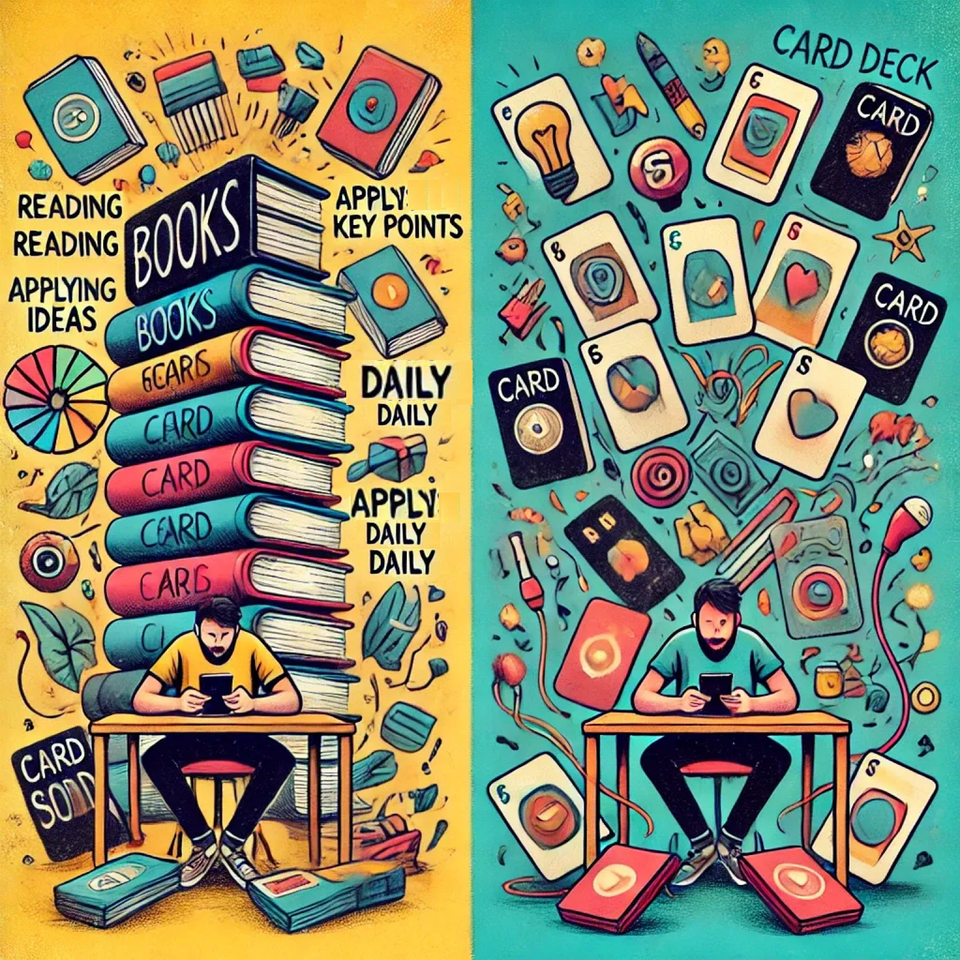 Books Vs Card Decks: Which is Better for Learning?